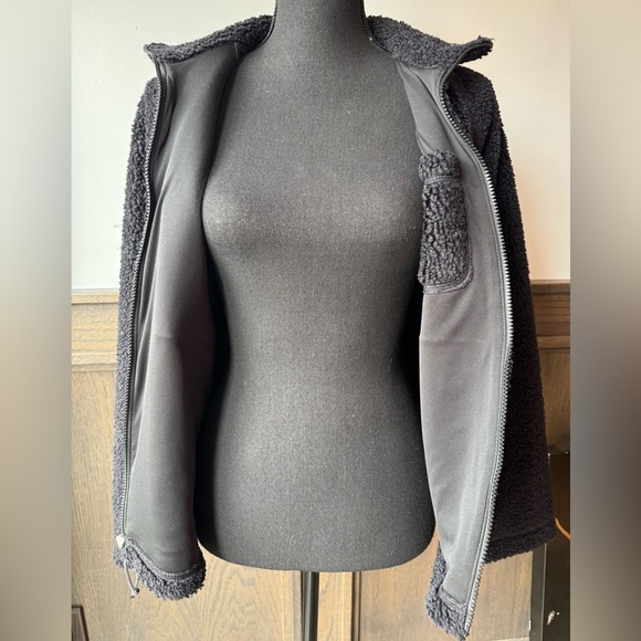 The North Face Ridge Fleece Teddy Full Zip Women's size XSmall Black - Picture 6 of 8